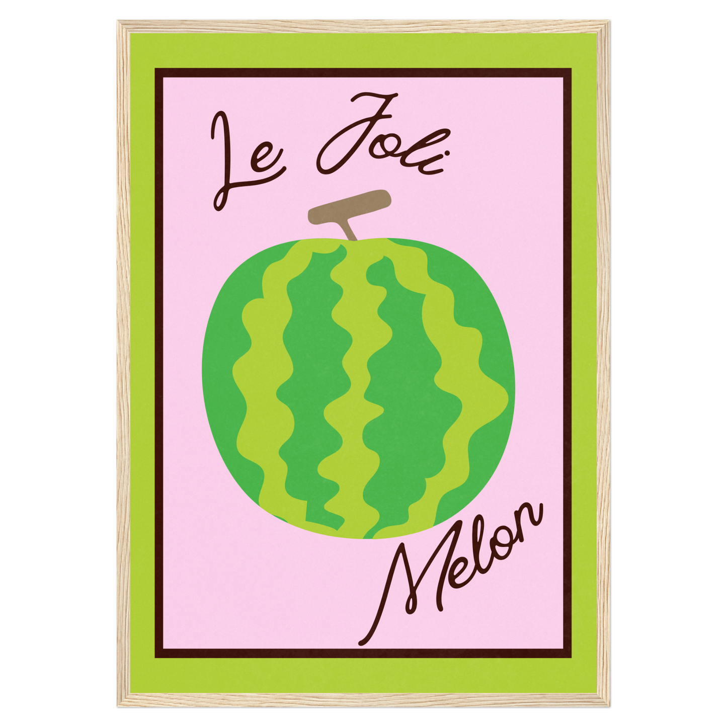 Le Joli Melon Memoria Club Poster Vintage