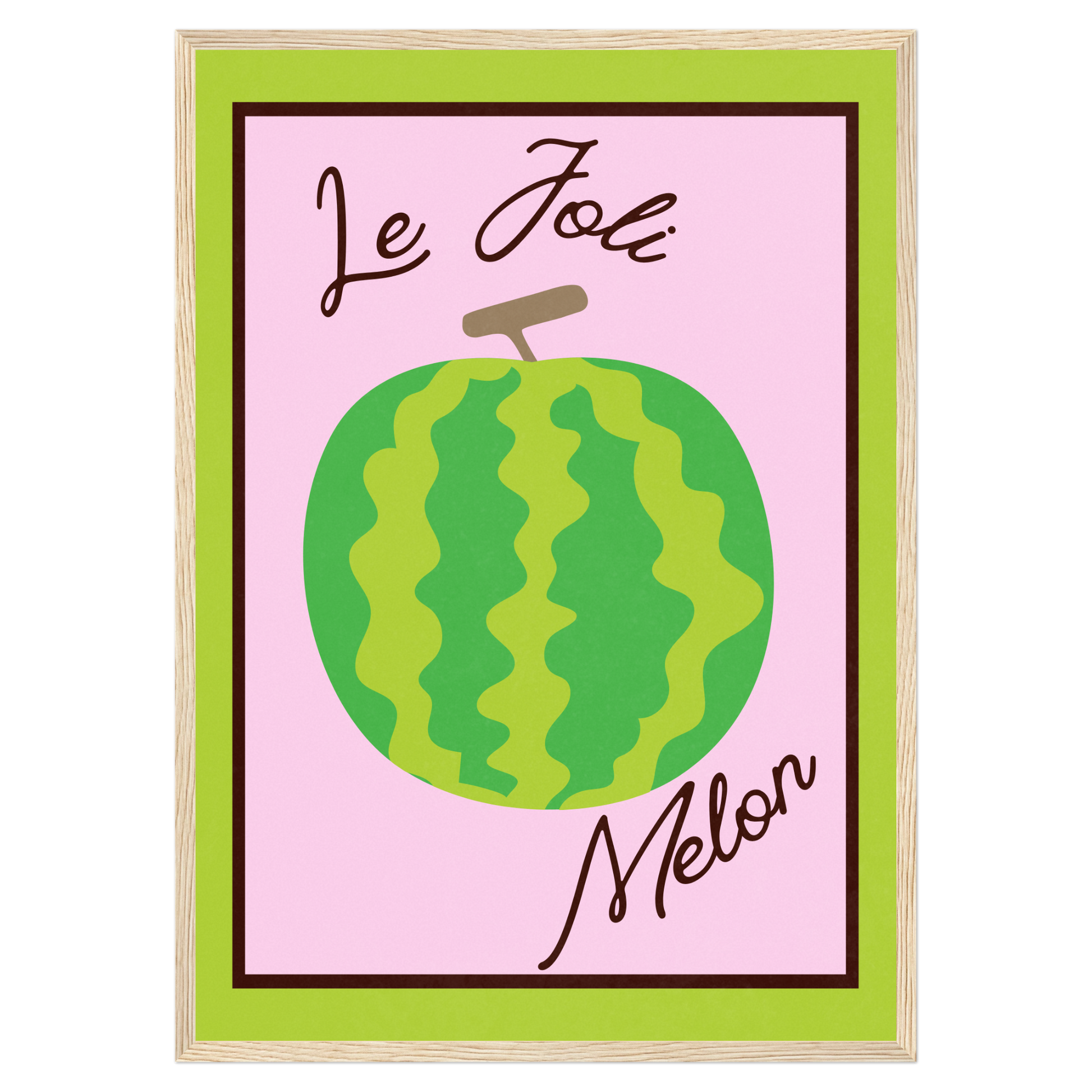 Le Joli Melon Memoria Club Poster Vintage