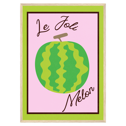 Le Joli Melon Memoria Club Poster Vintage