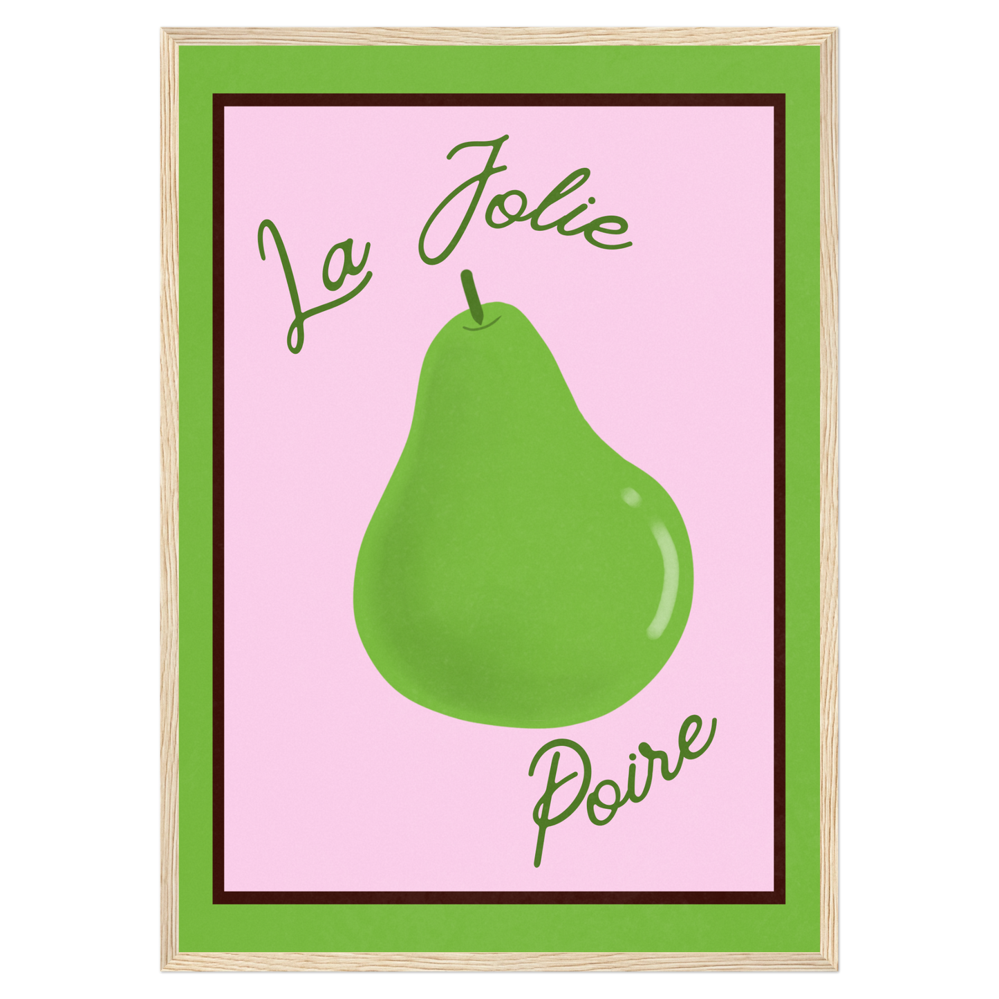 La Jolie Poire Memoria Club Poster Vintage
