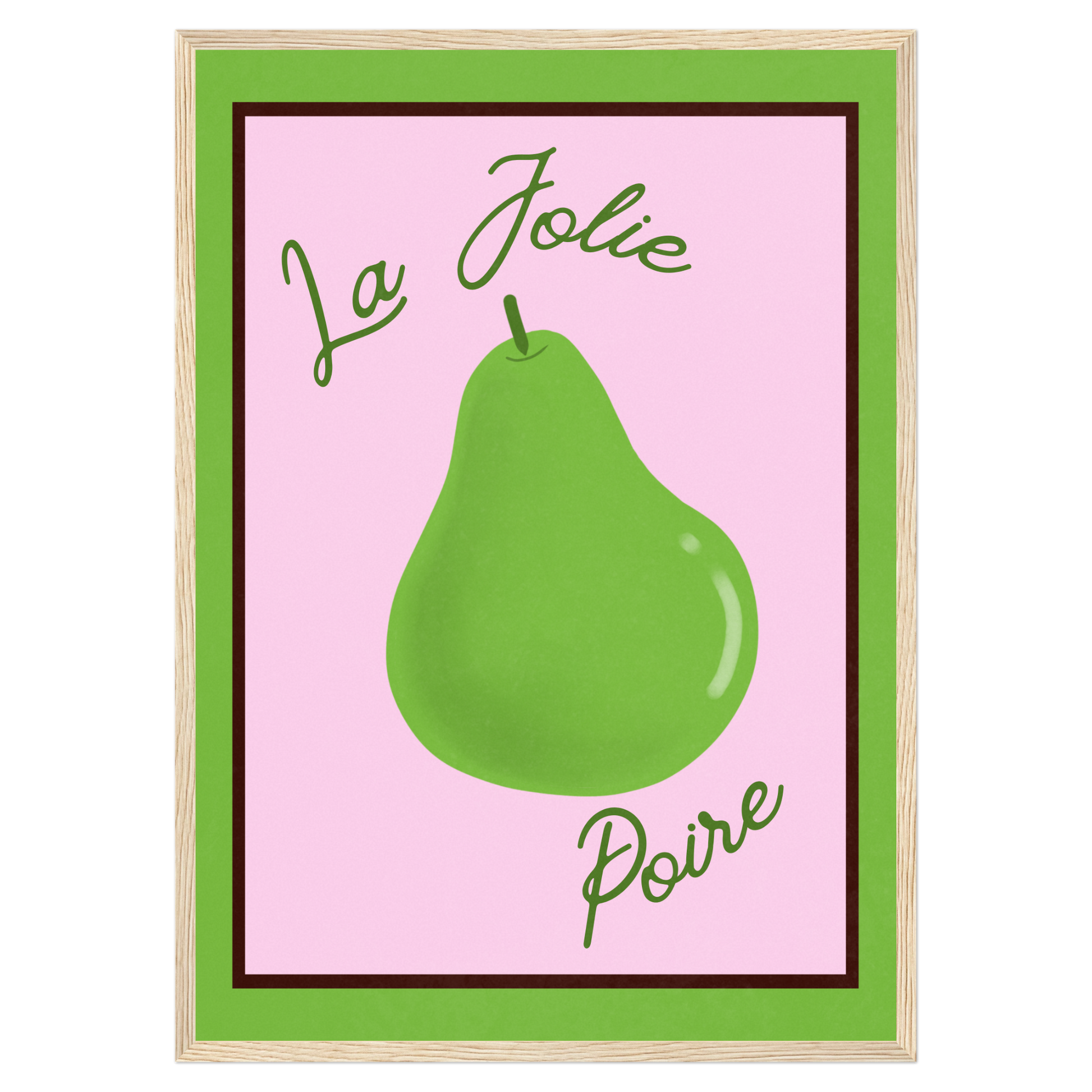 La Jolie Poire Memoria Club Poster Vintage