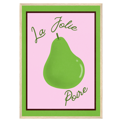 La Jolie Poire Memoria Club Poster Vintage