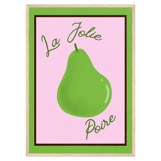 La Jolie Poire Memoria Club Poster Vintage