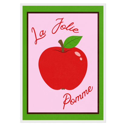 La Jolie Pomme Memoria Club Poster Vintage