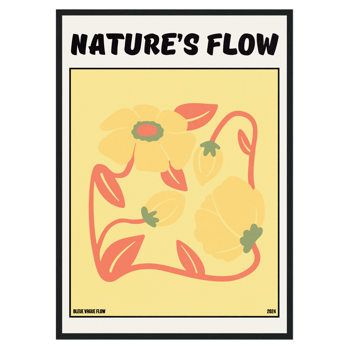Poster Flower's Flow - Or Sauvage Memoria Club