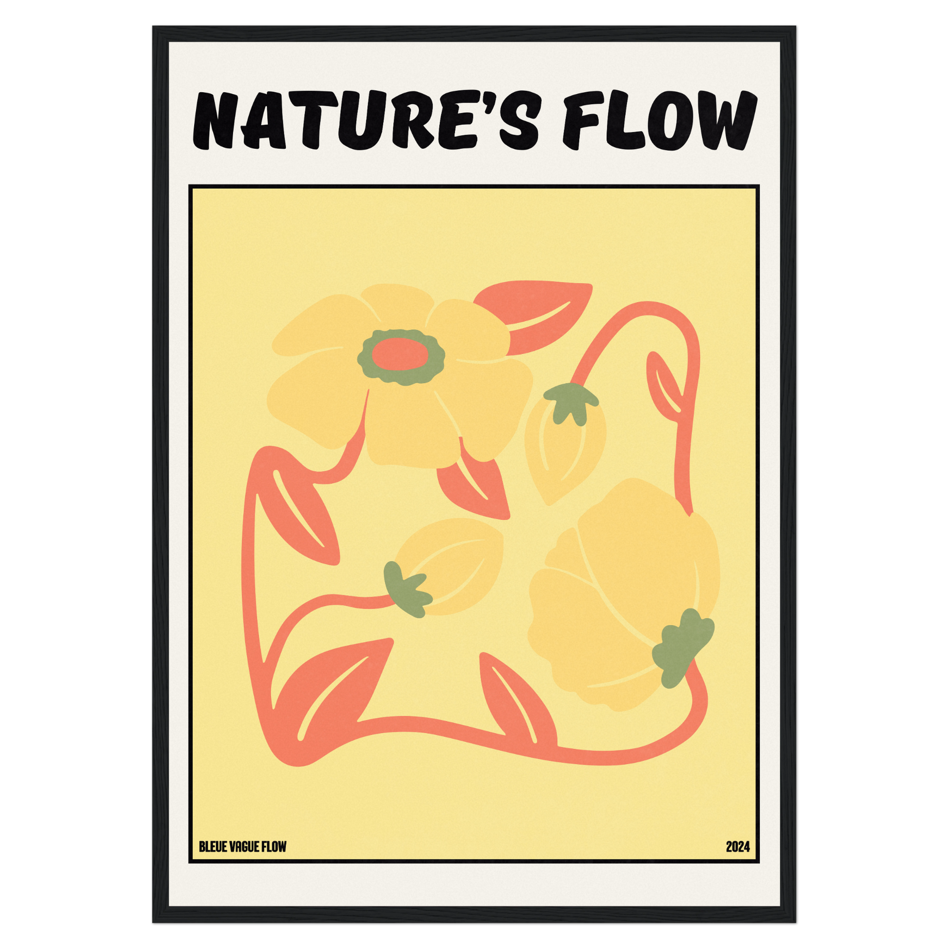 Poster Flower's Flow - Or Sauvage Memoria Club