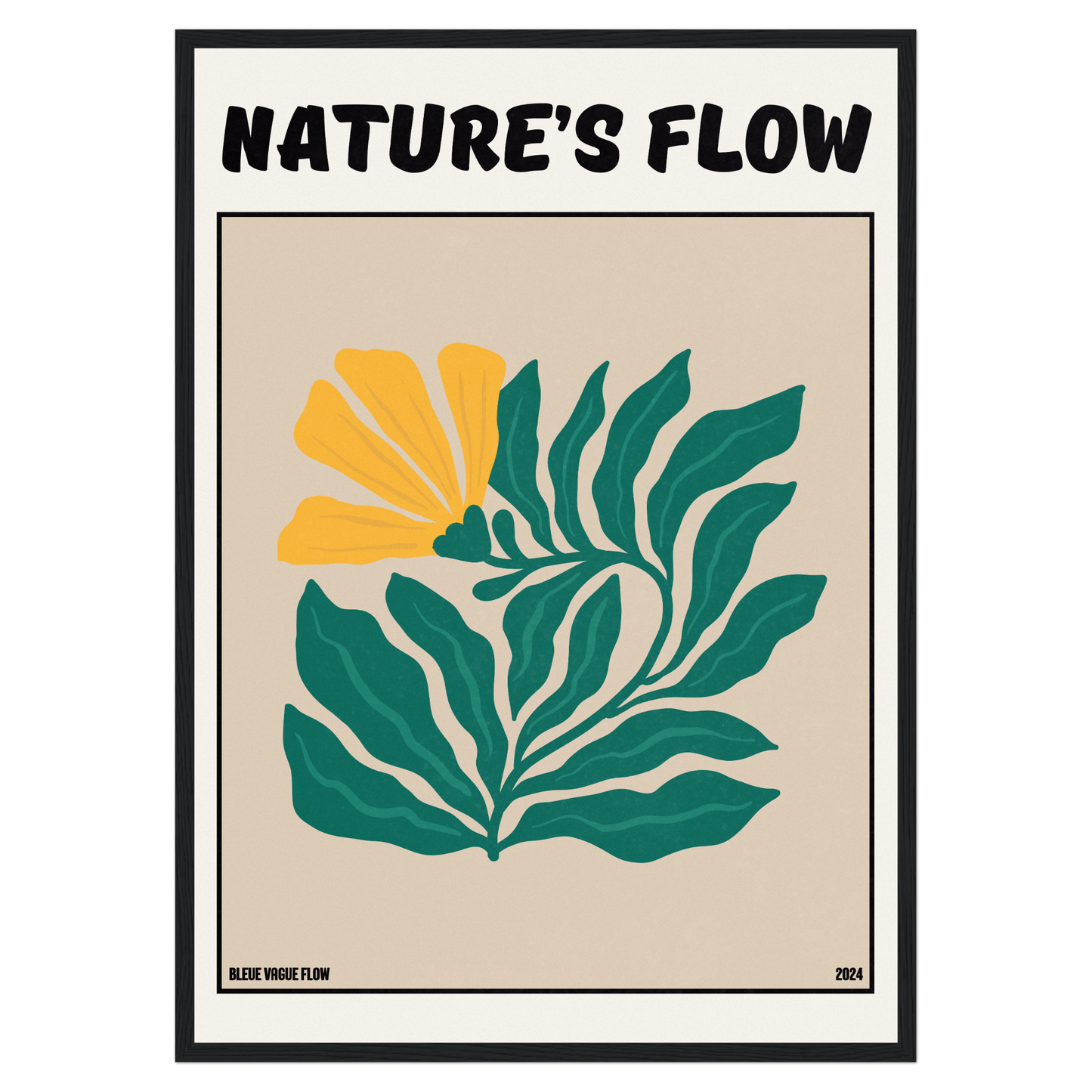 Poster Flower's Flow - Feu pâle Memoria Club