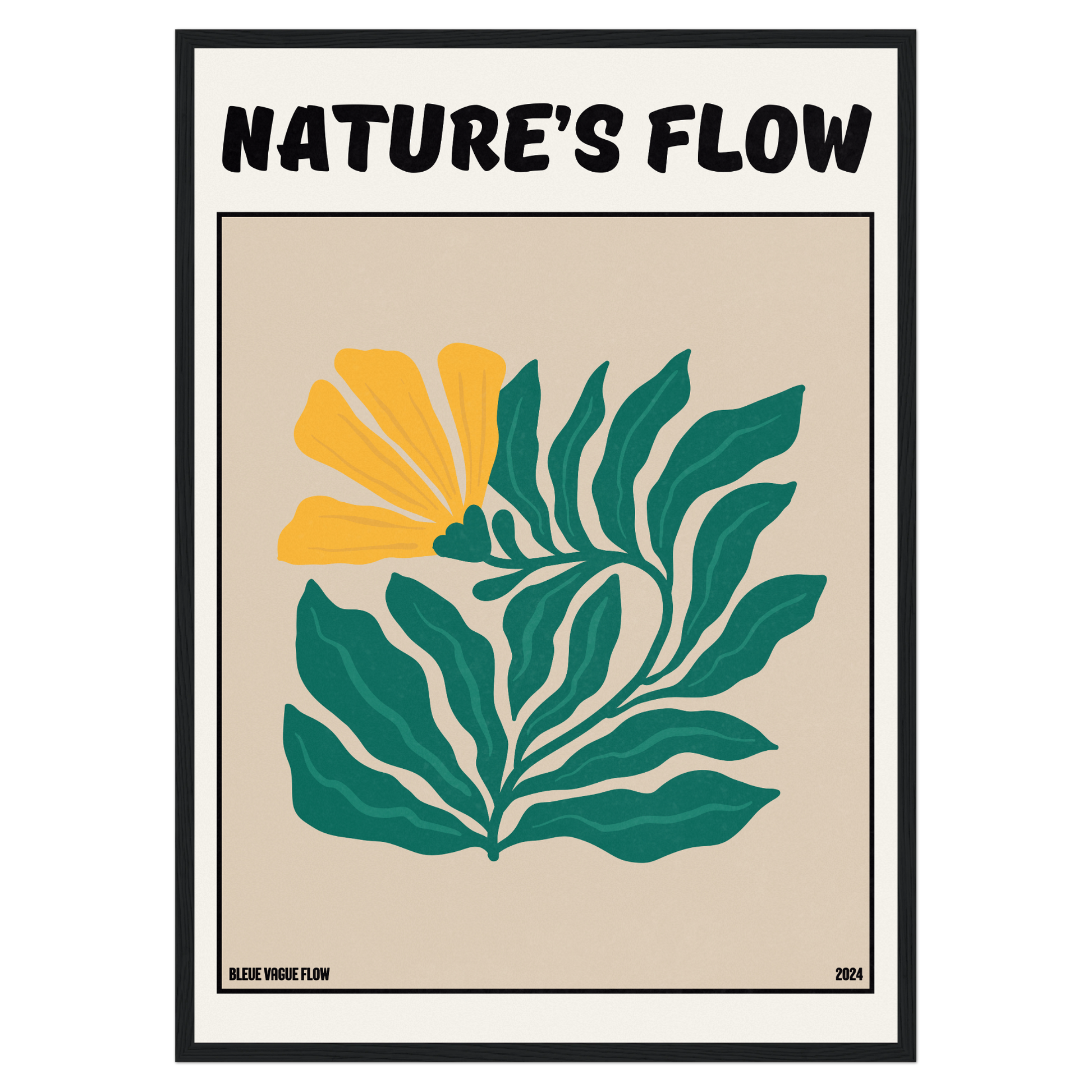 Poster Flower's Flow - Feu pâle Memoria Club