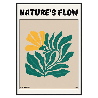 Poster Flower's Flow - Feu pâle Memoria Club