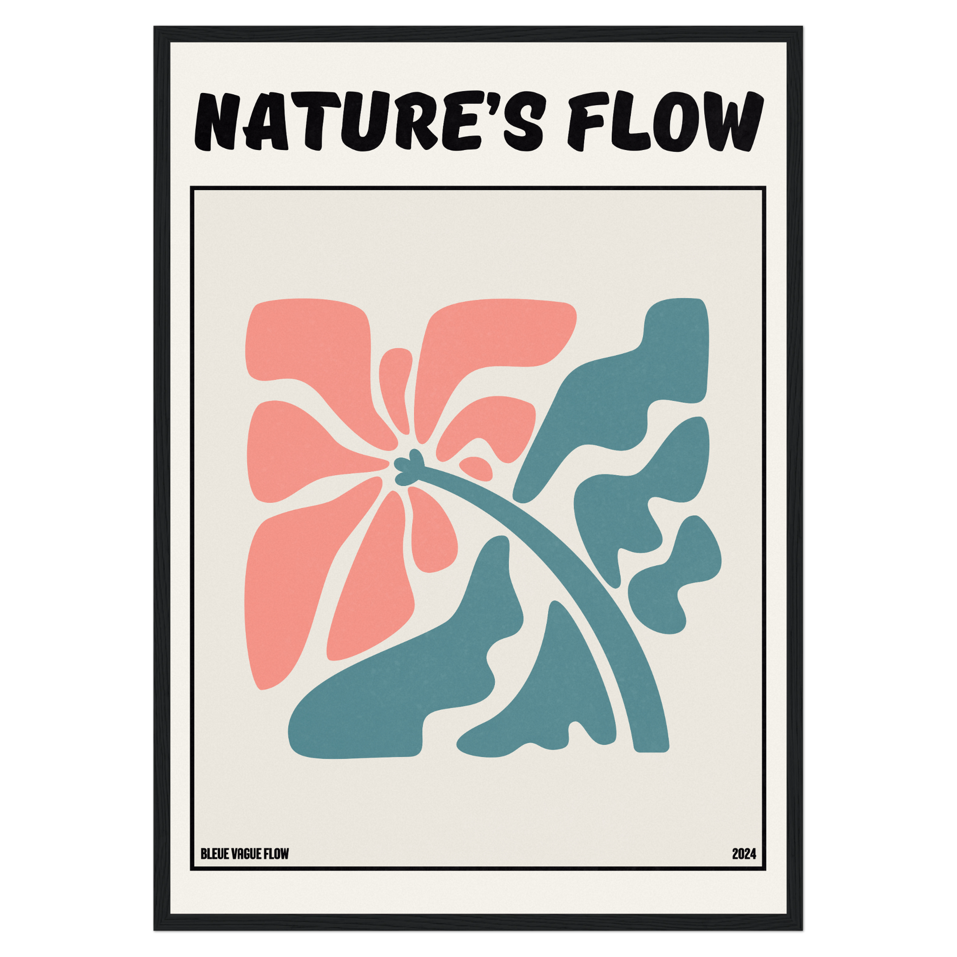 Poster Flower's Flow - Éclosion Carmine Memoria Club
