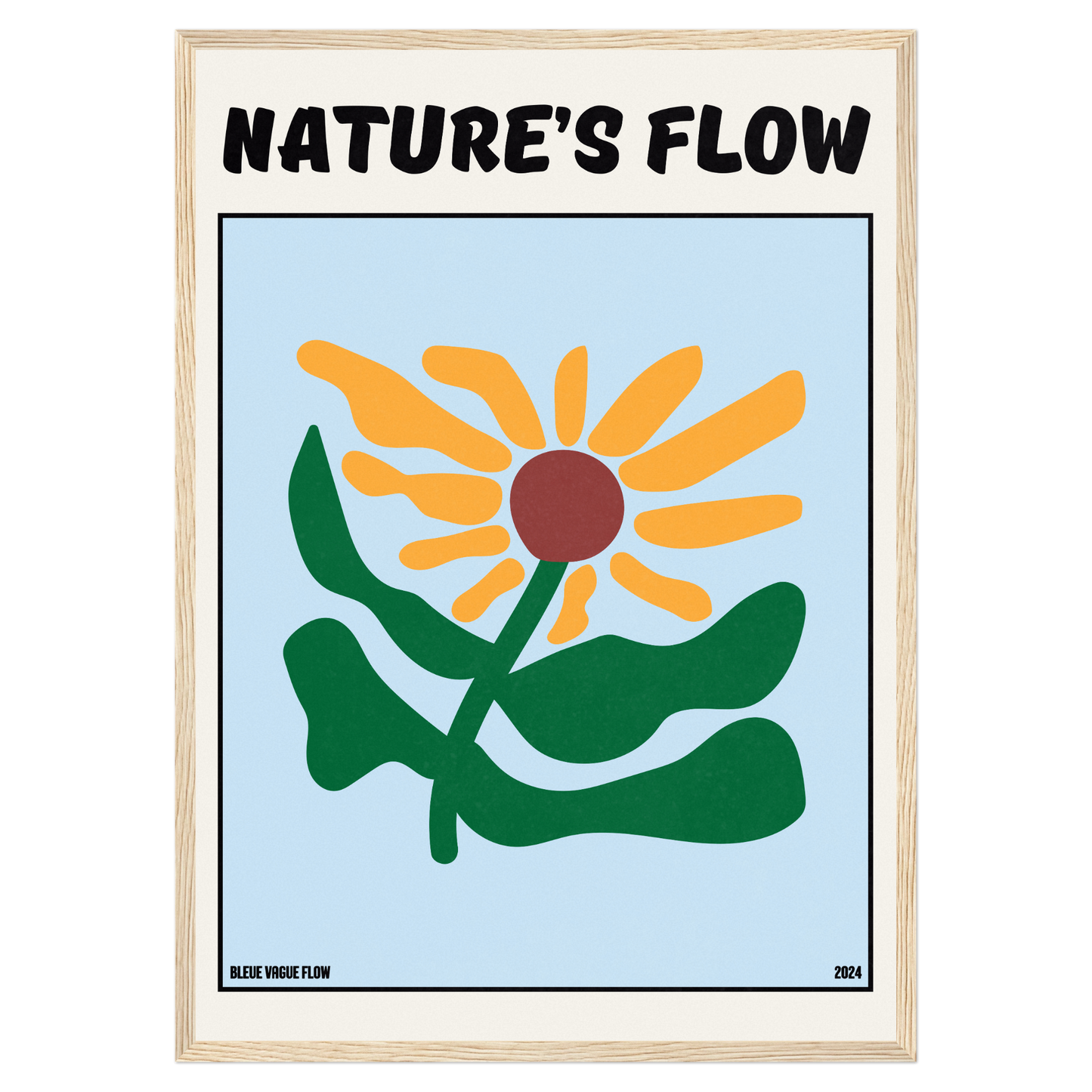 Poster Flower's Flow - Silence Azuré Memoria Club