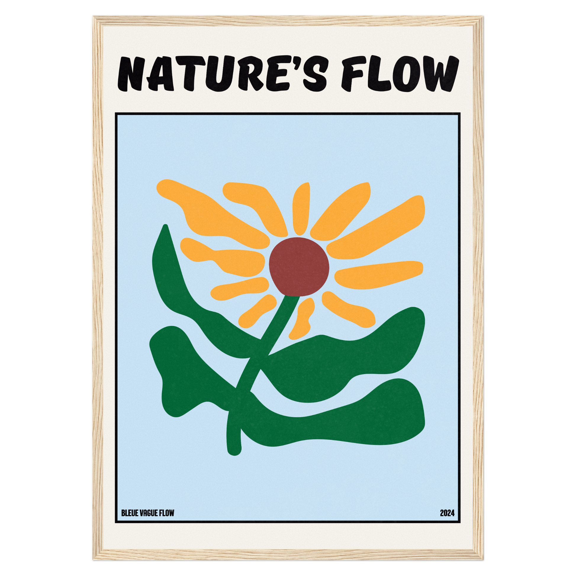 Poster Flower's Flow - Silence Azuré Memoria Club