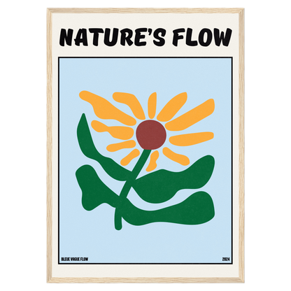 Poster Flower's Flow - Silence Azuré Memoria Club