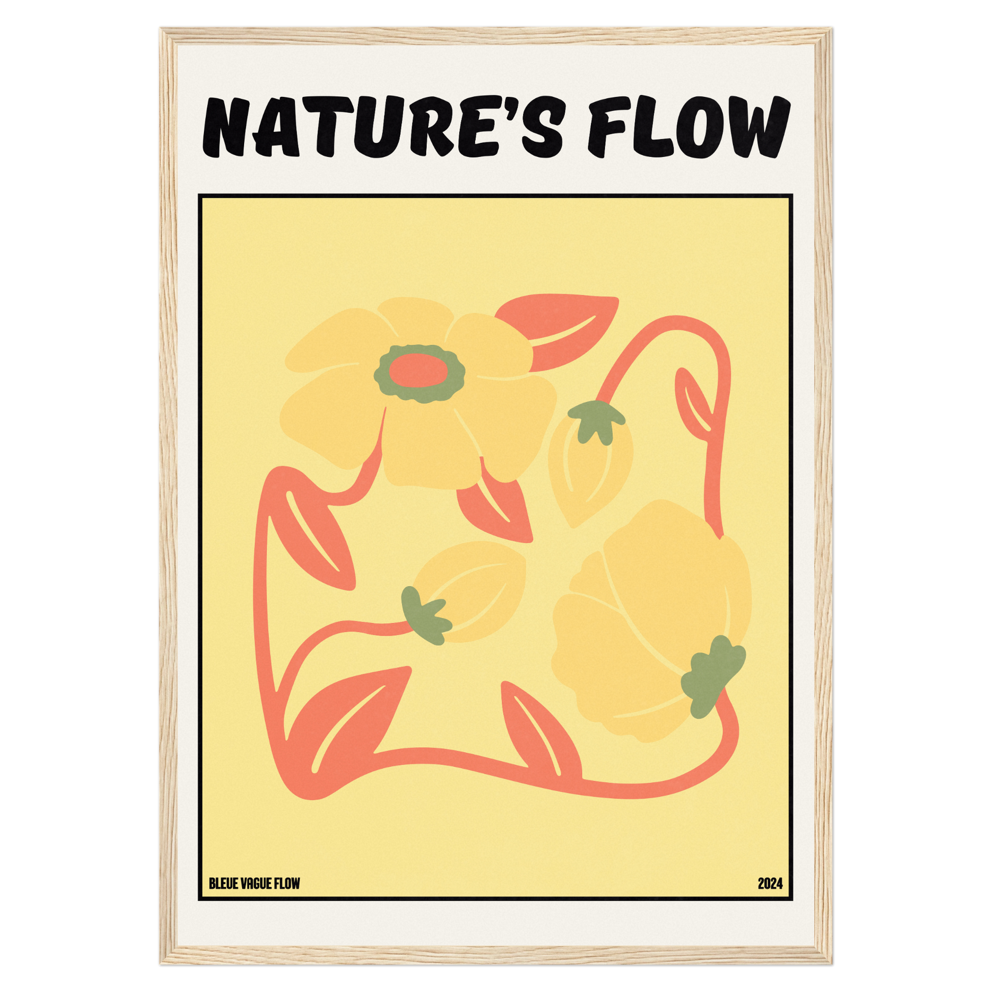 Poster Flower's Flow - Or Sauvage Memoria Club