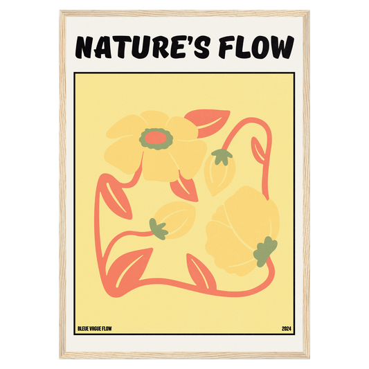 Poster Flower's Flow - Or Sauvage Memoria Club