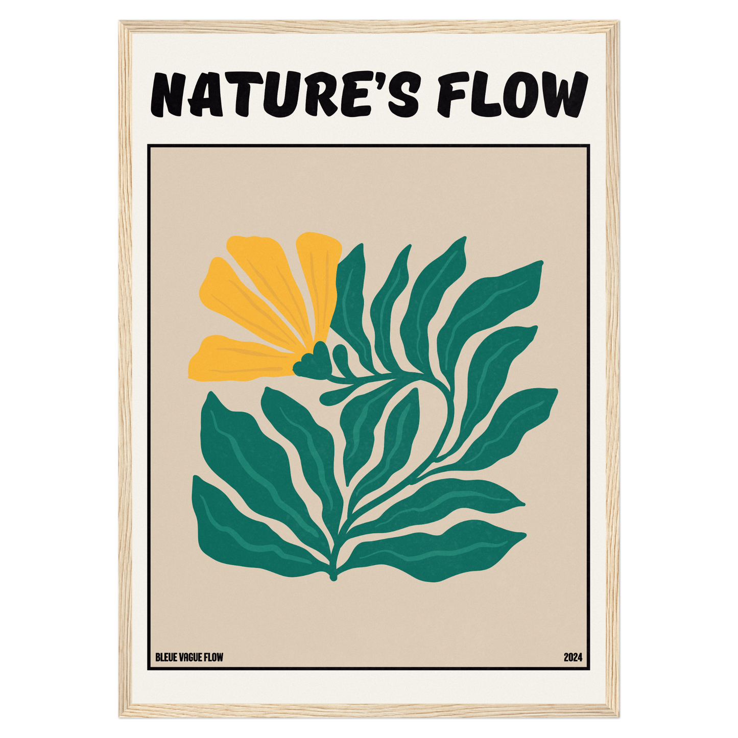 Poster Flower's Flow - Feu pâle Memoria Club