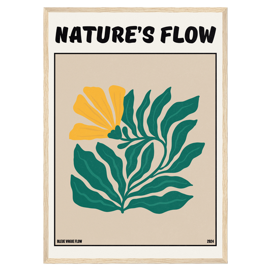 Poster Flower's Flow - Feu pâle Memoria Club