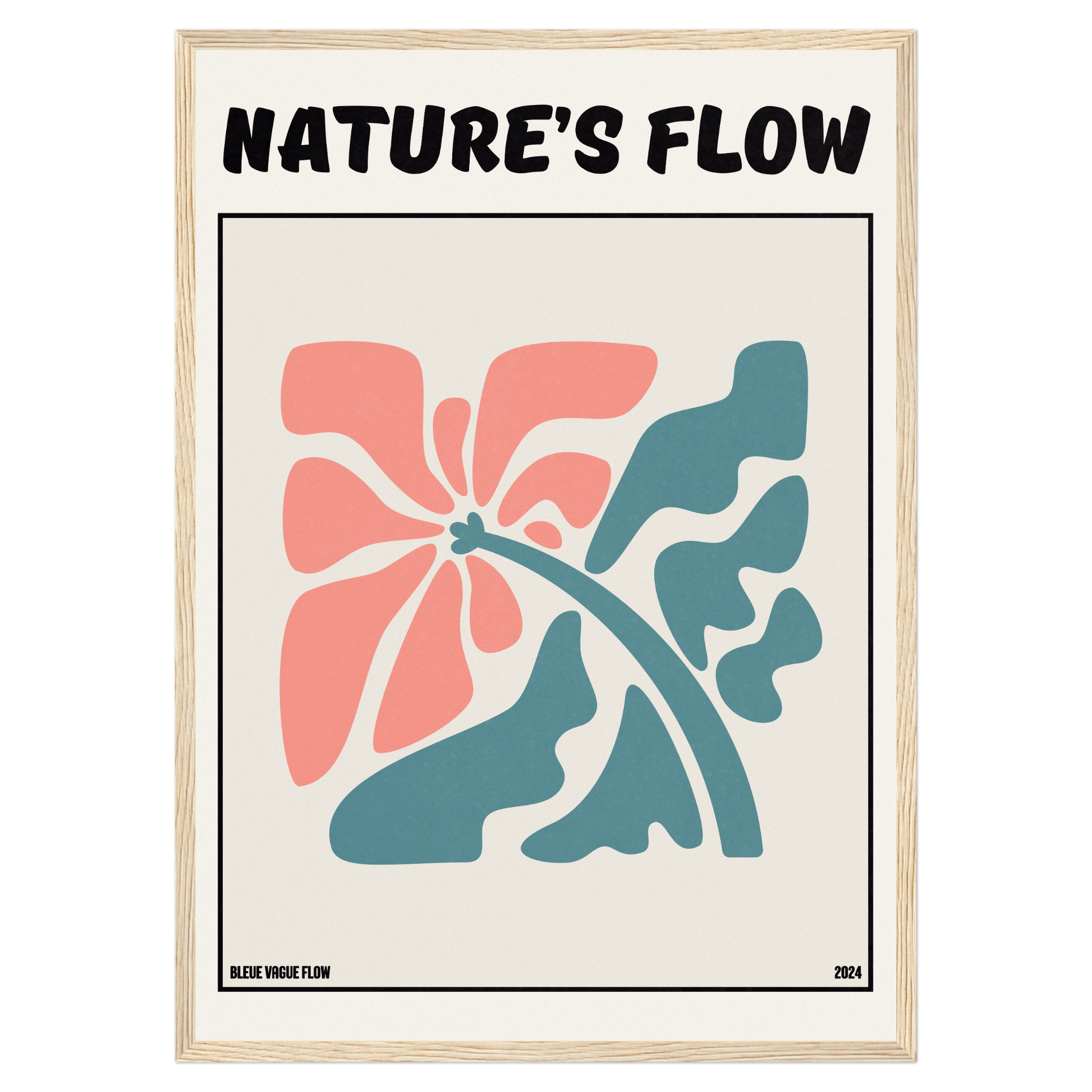 Poster Flower's Flow - Éclosion Carmine Memoria Club