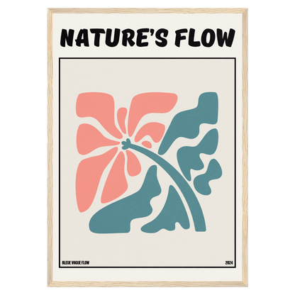 Poster Flower's Flow - Éclosion Carmine Memoria Club