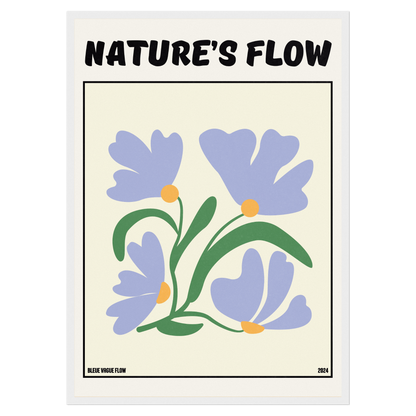 Poster Flower's Flow - Bleutée Memoria Club