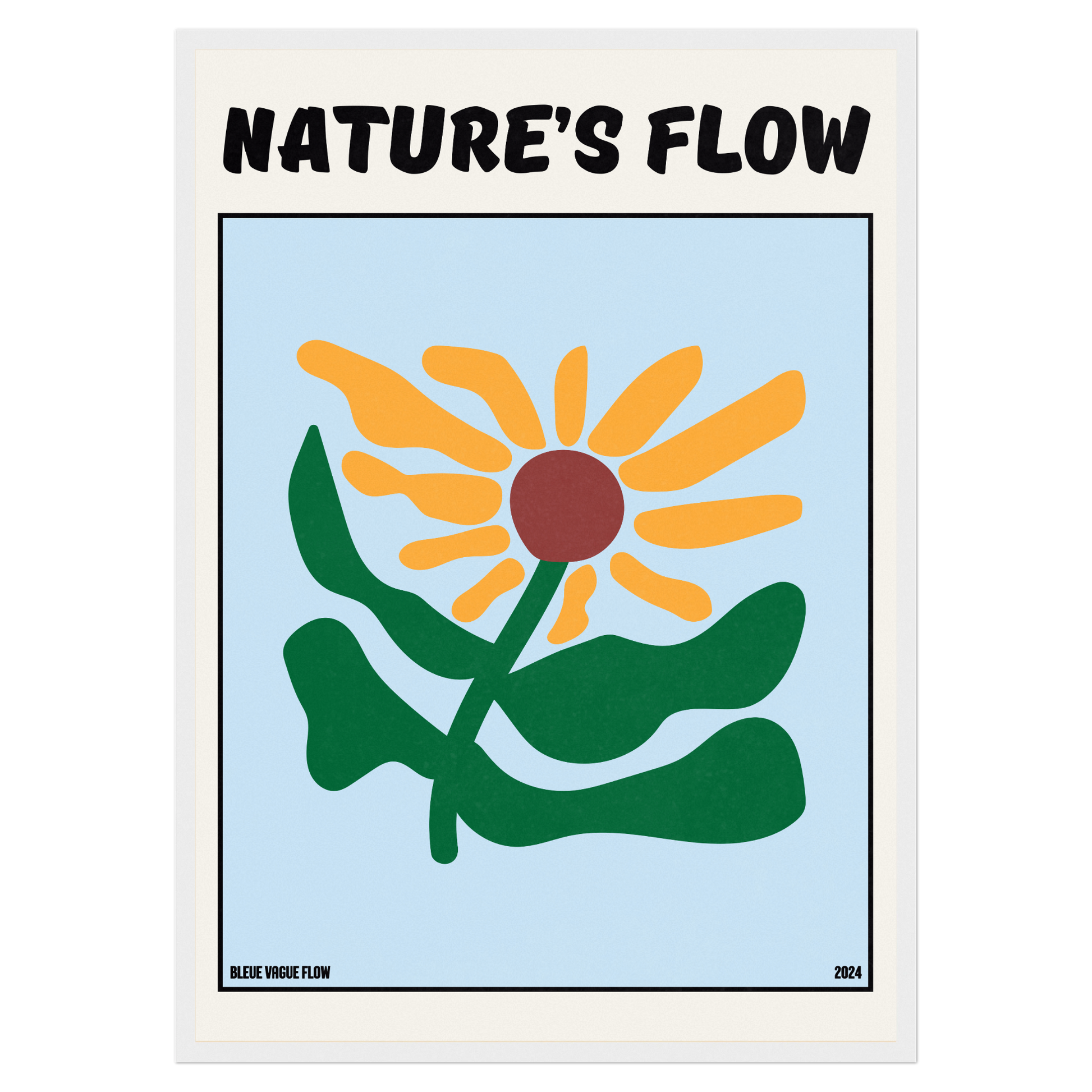 Poster Flower's Flow - Silence Azuré Memoria Club
