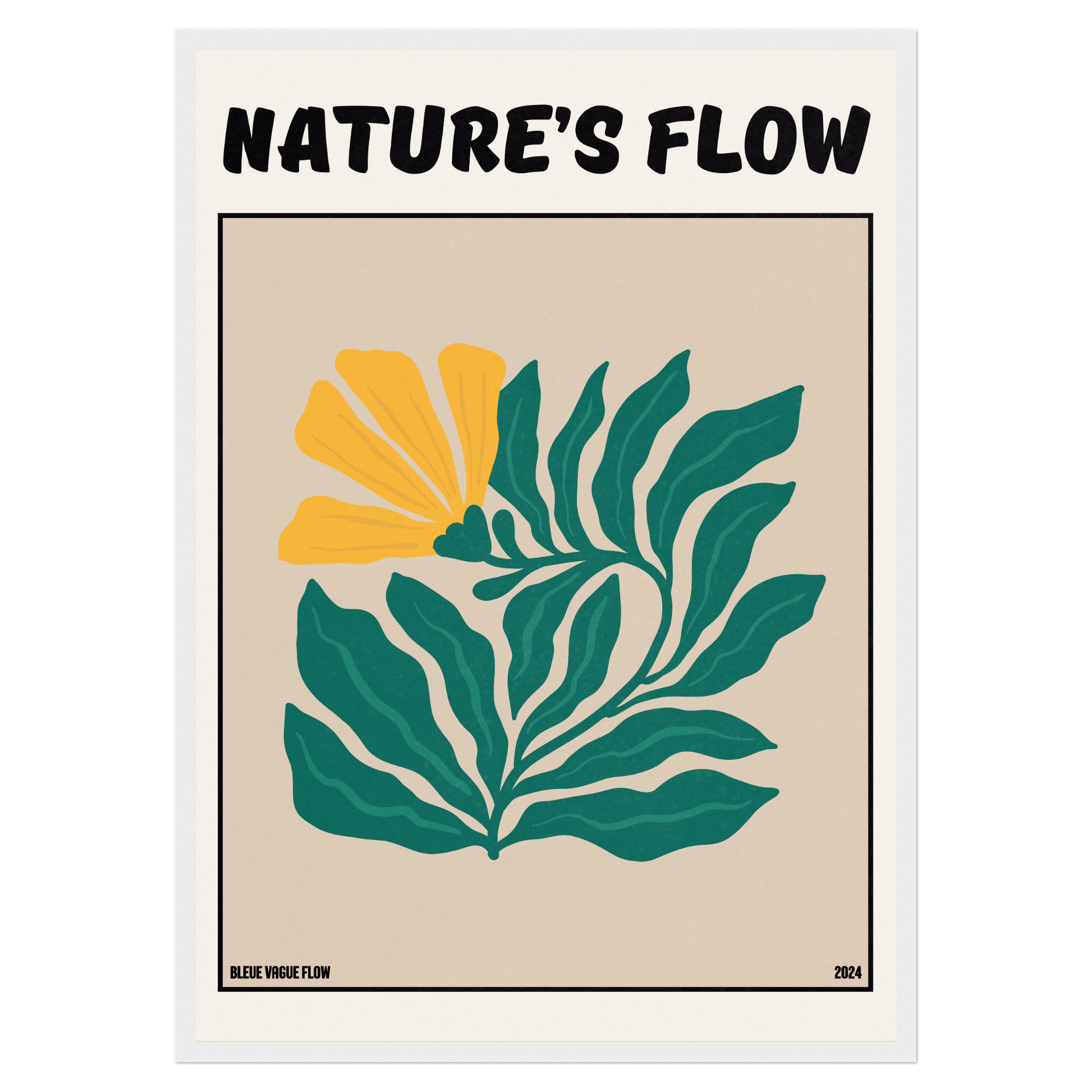 Poster Flower's Flow - Feu pâle Memoria Club