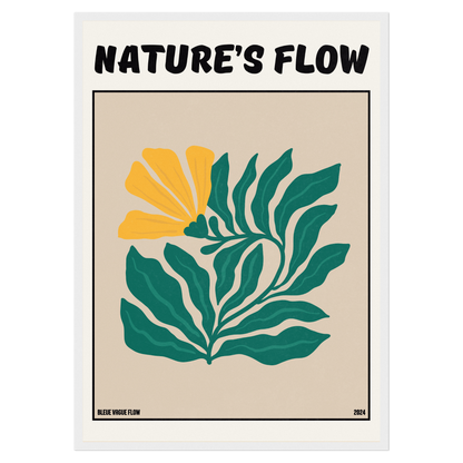 Poster Flower's Flow - Feu pâle Memoria Club