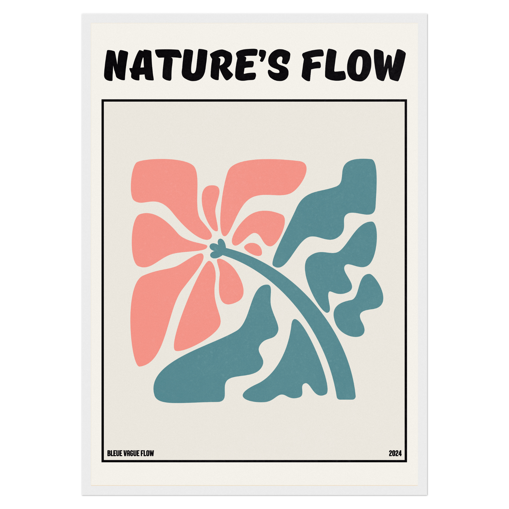 Poster Flower's Flow - Éclosion Carmine Memoria Club