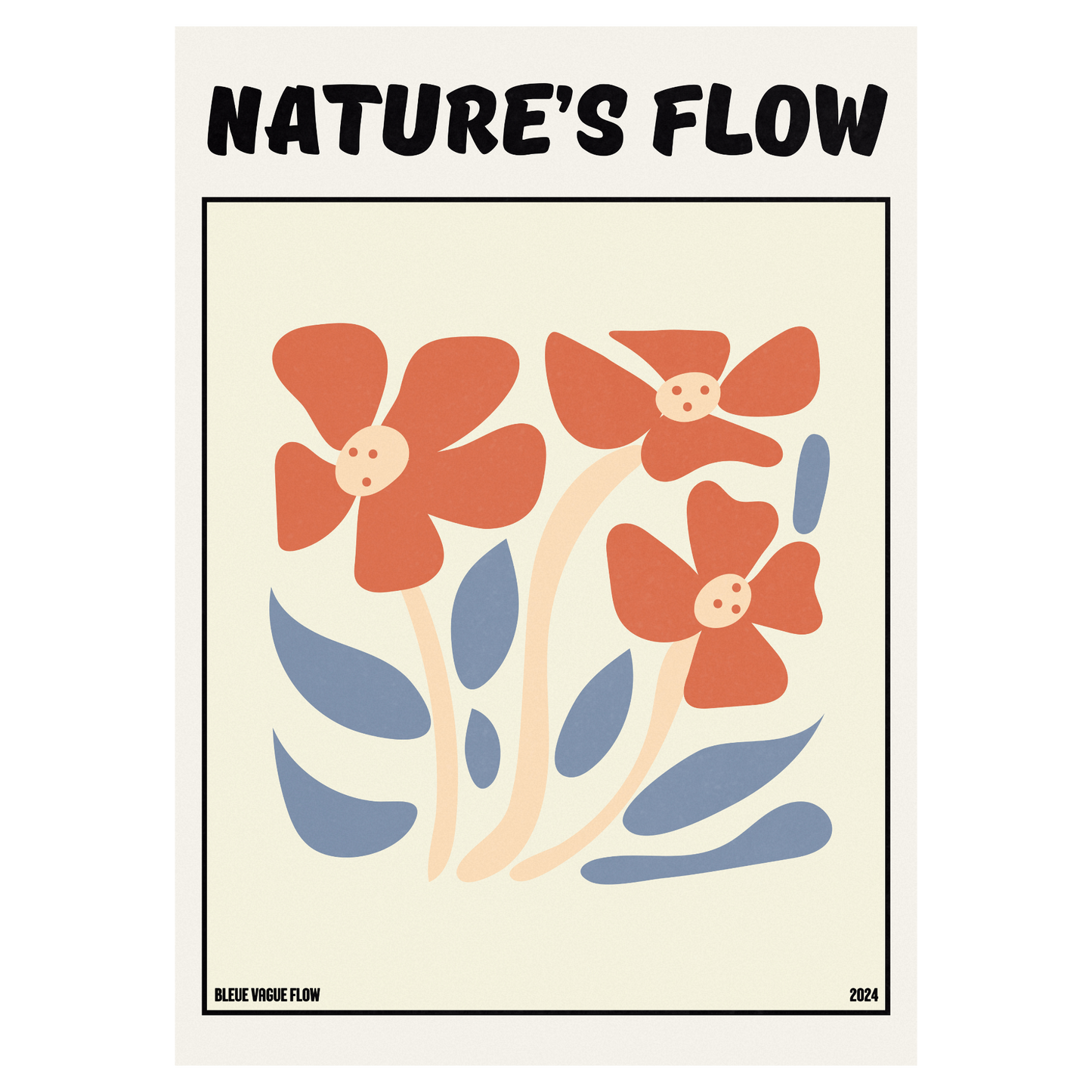 Poster Flower's Flow - Soie Memoria Club