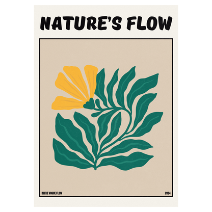 Poster Flower's Flow - Feu pâle Memoria Club