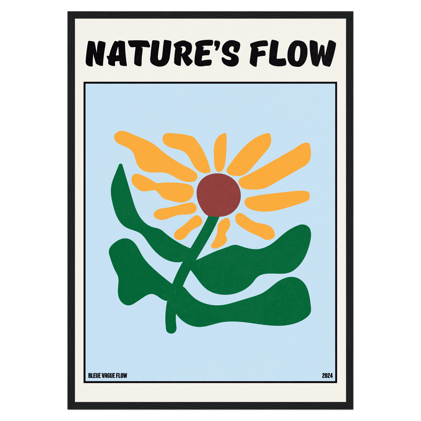Poster Flower's Flow - Silence Azuré Memoria Club