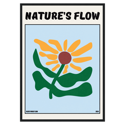 Poster Flower's Flow - Silence Azuré Memoria Club