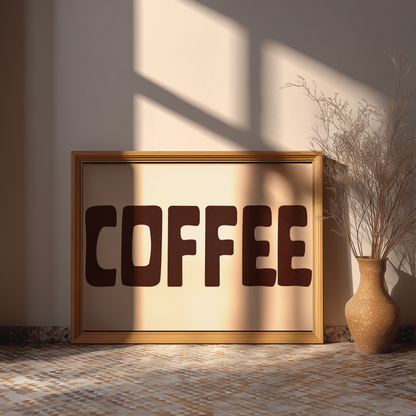 Coffee Memoria Club Poster