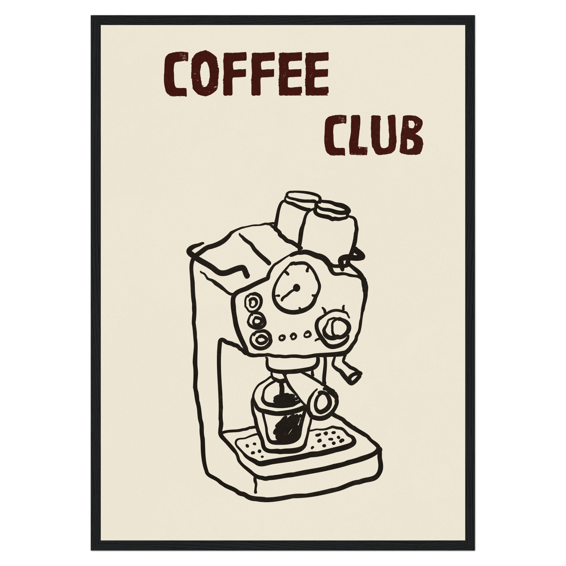 Coffee Club - Préparation café machine
