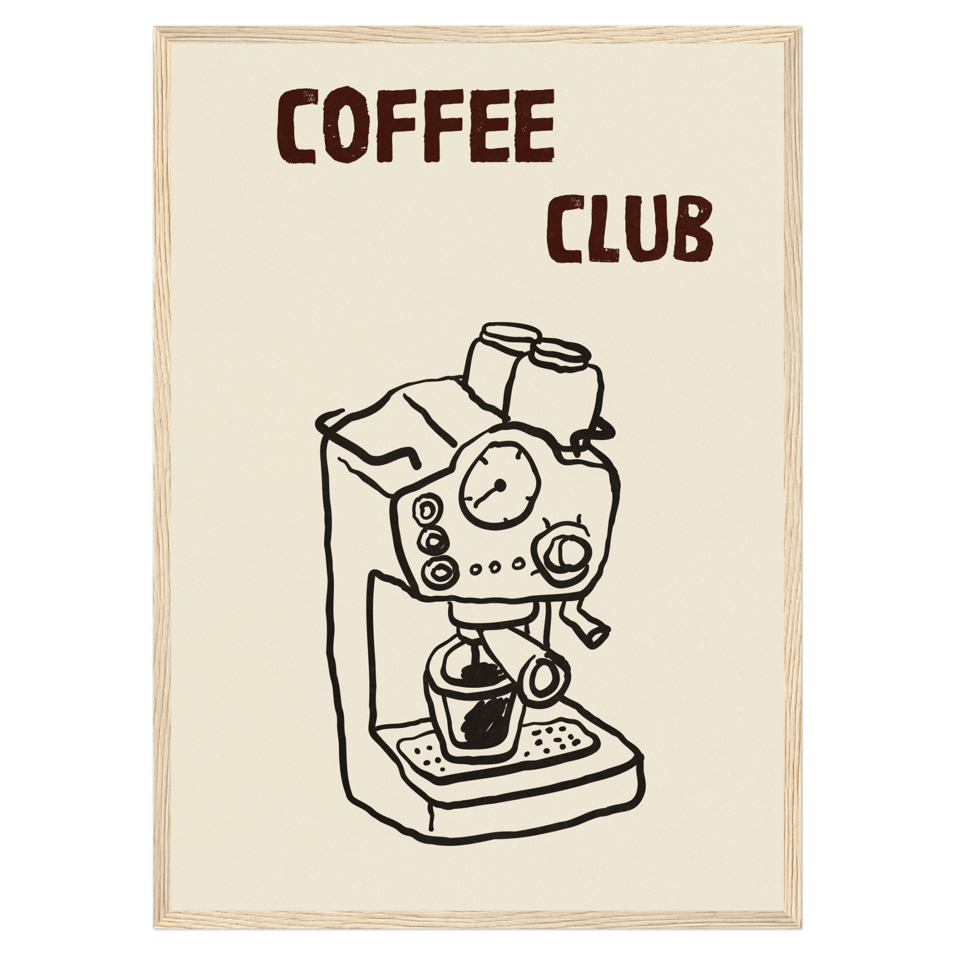 Coffee Club - Préparation café machine