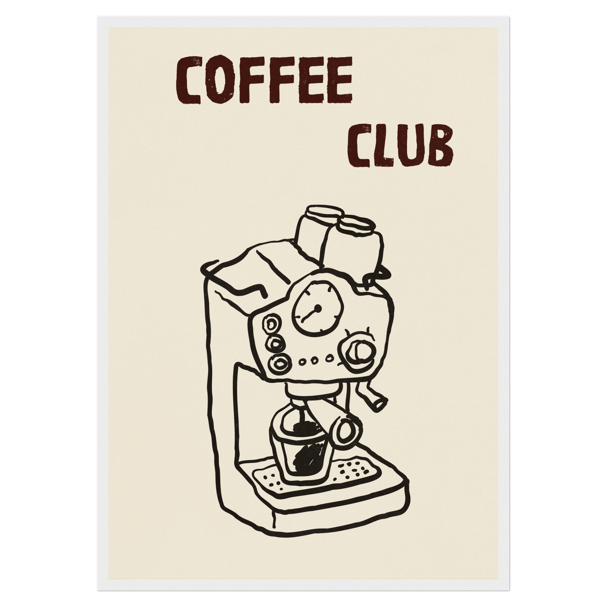 Coffee Club - Préparation café machine