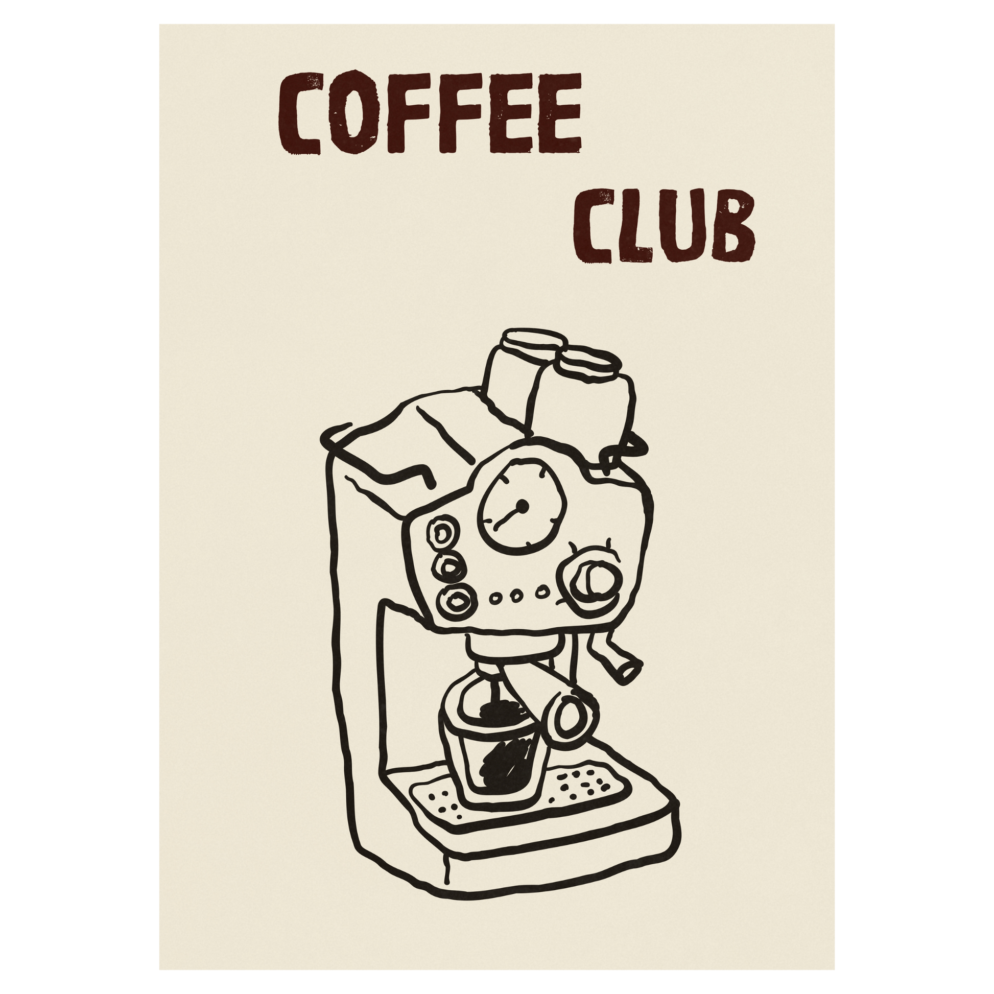 Coffee Club - Préparation café machine