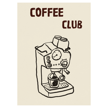 Coffee Club - Préparation café machine