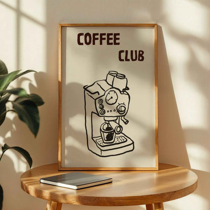 Coffee Club - Préparation café machine