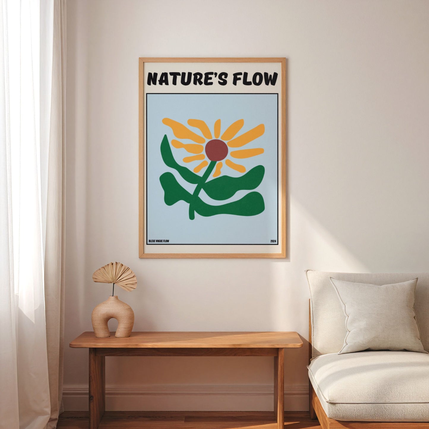 Poster Flower's Flow - Silence Azuré Memoria Club
