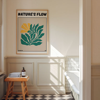 Poster Flower's Flow - Feu pâle Memoria Club